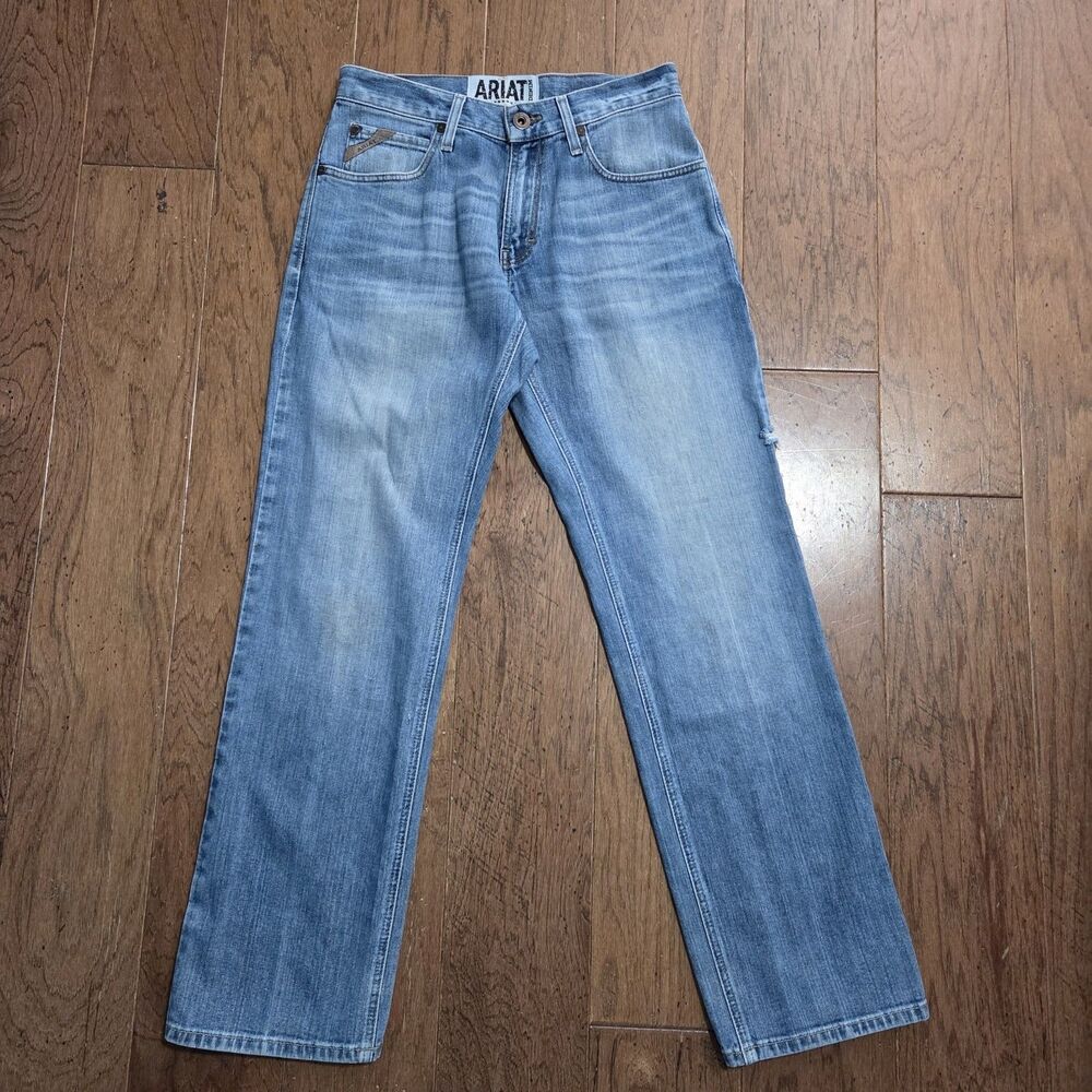 Ariat Legacy M2 Men's Jeans 29x32 (30x32) Relaxed Boot Cut Blue Cowboy Western